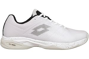 Lotto Uomini Mirage 300 III Carpet Scarpe da Tennis Scarpa per Tappeto Bianco - Nero