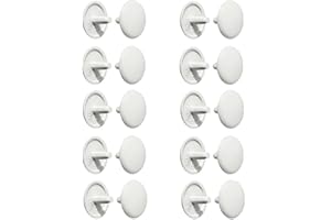 cyclingcolors 20x coprivite pz2 cappuccio plastica viti copertura coperchi tappi pozidriv 2.5mm (Bianco (RAL 9010))