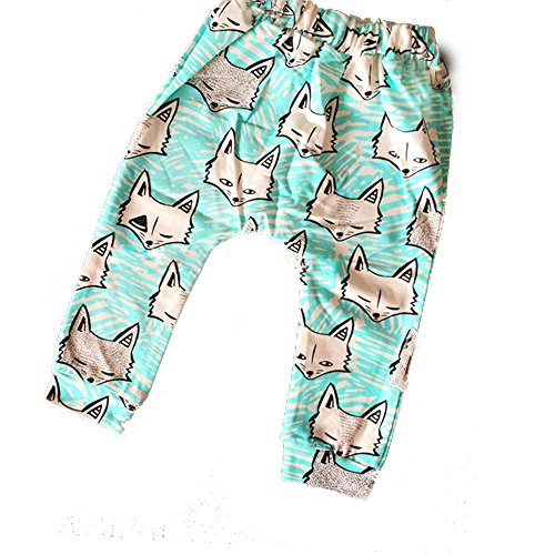 For 0-4 years old boys,Clode® Boys Girls Baby Bottom Trousers Harem Pants PP Children Leggings (100cm for 2-3 years, Light blue)