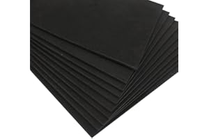 ZAYEJOD 6 hojas de espuma EVA autoadhesivas, 3 mm de grosor, 300 mmx200 mm, almohadillas protectoras de suelo, de espuma gruesa de celda cerrada, almohadillas de goma de neopreno aislantes antivibración