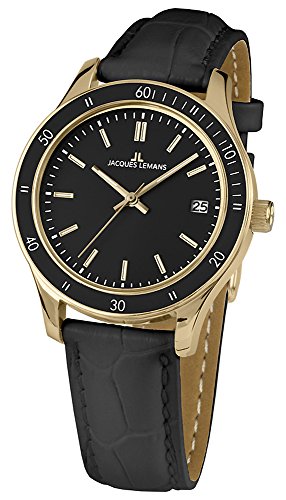 Jacques Lemans Unisex-Armbanduhr Analog Quarz 1-1622ZC Jacques Lemans Unisex-Armbanduhr Analog Quarz 1-1622ZC