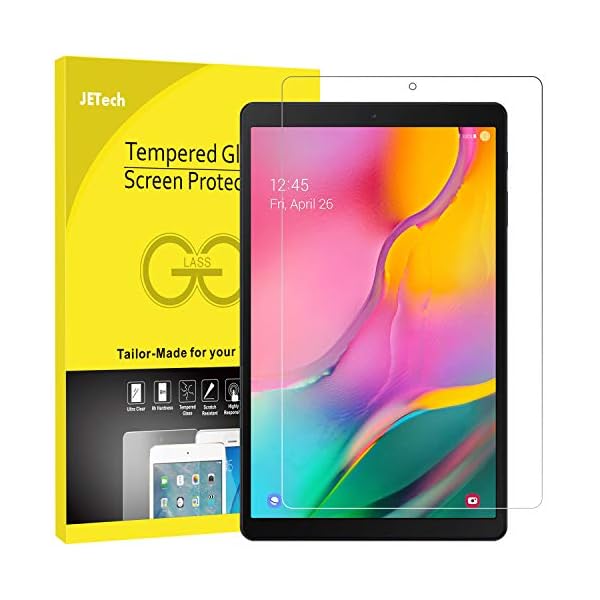 JETech Protector Pantalla Compatible Galaxy Tab A 10.1 2019 (SM-T510/T515), Cristal Vidrio Templado