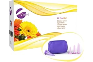 MED ITALIA SERVICE SERVIZI E FORNITURE MEDICALI med Italia Service – Dilatadores vaginales para reducir el dolor pélvico en caso de vaginismo o vulvodinia – Kit de 3 unidades (Velvi Mini)