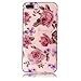 Produktbild iPhone 7 Plus Hülle, Chreey Glitzer Muster Transparent Handyhülle Niedlich Mode Süß Temperament Weiche TPU Silikonhülle Case Ultra Dünn Kratzfest Durchsichtige Hülle Backcover [Rose]