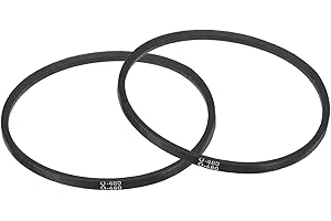 QUARKZMAN 2 Stück O-480 O-Typ Keilriemen 480mm/18,9" Innere Länge x 0,39" Breite x 0,24" Höhe Antriebsriemen, O-Typ Geschlossener Gummiantriebsriemen