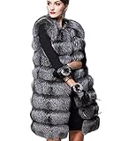 Das Fell fühlt sich gut und weich an entspricht fast so wie auf den Bild,vorallem ist sehr stylisch und gut zu kombinieren