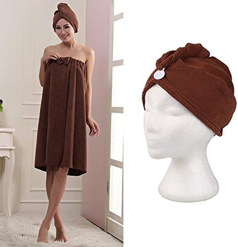 Hongch Quick Fast Dry Microfiber Towel Wrap Hat Cap Hair Magic Drying Soft Bathing Spa Turban