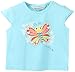 Beebay girls Cotton Butterfly Print Cap Sleeve T-Shirt (D3913114302024_Turq_3-6M) RS.172.00