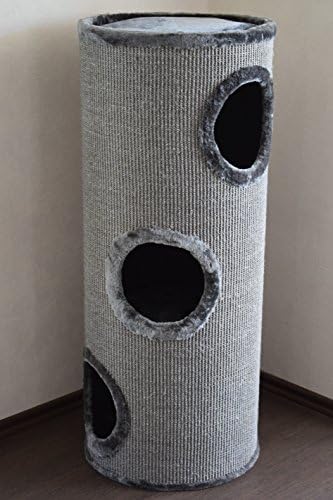 'Lemio – Big Dog 100 cm – Cave Cat Scratching Tree Sisal Cat Scratching Post – Cat Scratcher Cat Tree