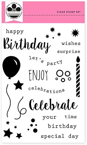 Craftwork Cards Limited Craftwork Cards A6 Clear Stamp Set - Celebrations, Transparent