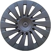E-Garaj Tesla Model Y Juniper Standart 2025- / 18 İn&ccedil; Jant Kapağı Mat Siyah (4'l&uuml; Set)