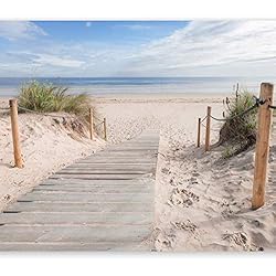murando Fotomurales Playa 300x210 cm XXL Papel pintado tejido no tejido Decoración de Pared decorativos Murales moderna de Diseno Fotográfico - paisaje c-B-0005-a-b