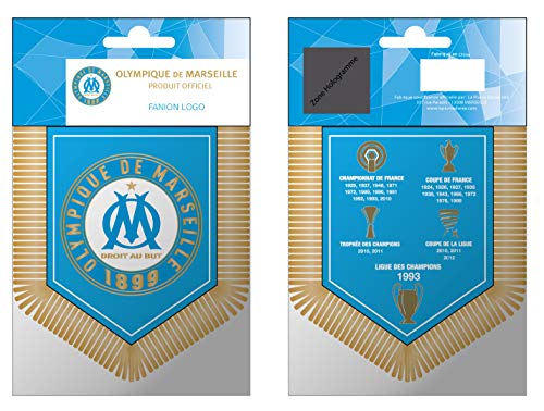 OLYMPIQUE DE MARSEILLE Fanion Om Palmares - Collection Officielle Football Ligue 1