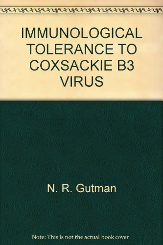 IMMUNOLOGICAL TOLERANCE TO COXSACKIE B3 VIRUS en ligne IMMUNOLOGICAL TOLERANCE TO COXSACKIE B3 VIRUS en ligne