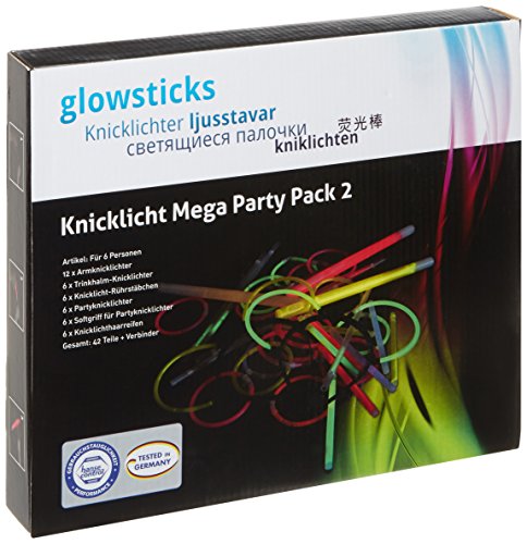 KNIXS - luces de pliegue Mega la fiesta el paquete 2, durante 10 años en la calidad de profesional, la nota de prueba alemana: 1,6 - la edición especial con el original TrinkKNIXS la brizna de paja a pajitas, muchas partes de extra y los neumáticos de cabellos de luz de pliegue populares