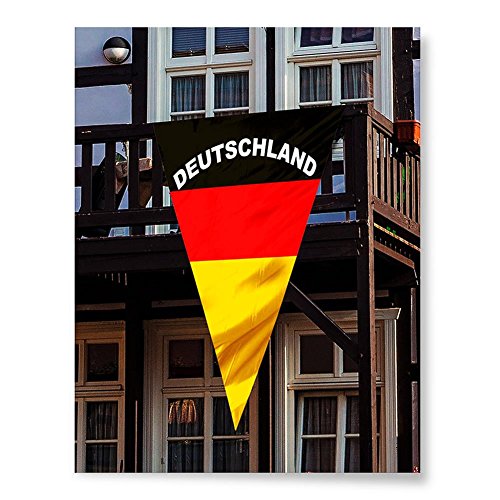 2 x Mega Wimpel “Deutschland” Fahne Flagge Fanartikel WM EM 150 x 90 cm