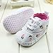 Etosell Baby Girl's Embroidered Flower Soft Cotton Crib Shoes Prewalkers Shoes