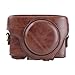 Produktbild VBESTLIFE DSLR-Kameratasche-Fall-Abdeckung, PU-Leder-Kamera-Fotografie-Beutel mit Stativ, abnehmbares Design, Standard-Thread-Kratzer-stoßfeste Tasche für Sony RX100 I/II/III/IV/V(Brown)