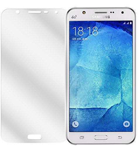 dipos Samsung Galaxy J7 Schutzfolie (2 Stück) - kristallklare Premium Folie Crystalclear