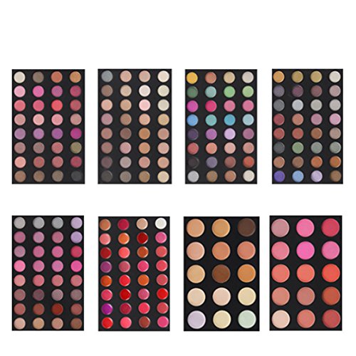 FantasyDay® Professionelle 222 Farben Lidschatten Palette Makeup Kit mit Lipgloss Concealer und Rouge – Ideal für Sowohl den Professionellen als auch Persönlichen Gebrauch - 4