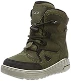 Rutschfeste Sohle ECCO Unisex-Kinder URBAN Snowboarder Schneestiefel, Grün (Black/Grape Leaf 59637), 39 EU