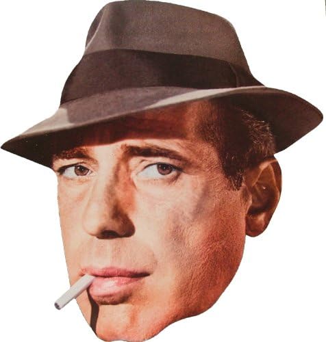 Movie Stars Hollywood Star - Humphrey Bogart - Card Face Mask