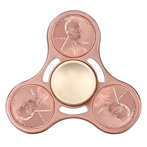 Hand Toy Fidget Spinner Novelty Toy EDC ADHD Focus Finger Toy Stress and Anxiety Reducer Relieves High Speed 3-5 Min Spins 100% Red Copper Material for Adult Kid Hand Toy Fidget Spinner Novelty Toy EDC ADHD Focus Finger Toy Stress and Anxiety Reducer Relieves High Speed 3-5 Min Spins 100% Red Copper Material for Adult Kid