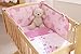 Clair de Lune Lottie and Squeek Rocking Crib/ Cradle Quilt and Bumper Set