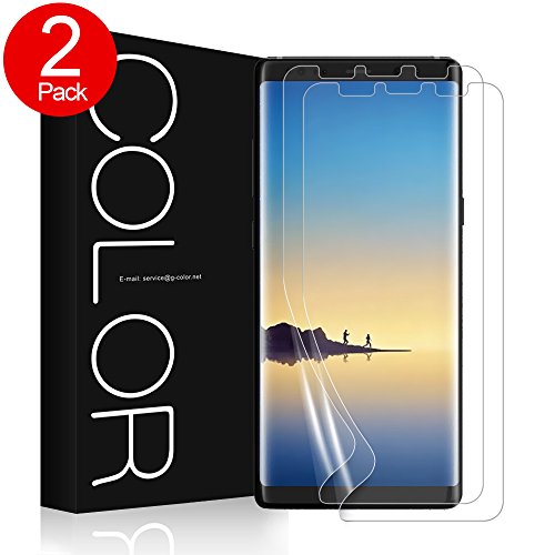 Book's Cover of Galaxy Note 8 Protection écranGColor Note8 Erreur sansBulle sansCoque compatibleCouverture complèteNon verre trempé filmProtection écran pour Samsung Galaxy Note8 2 Pack