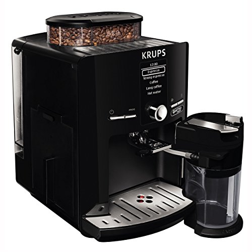 Krups EA82F8 Kaffeevollautomat Latt’Espress Quattro Force, One-Touch Funktion, Milchbehälter, 1,7 L, 15 bar, schwarz / edelstahl - 5