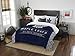 Produktbild The Northwest Company Offiziell Lizenziertes NHL Twin oder Full Queen Schmusetuch und Sham Set, Unisex, NHL Draft Full/Queen Comforter and Two Sham Set, blau, Full/Queen Comforter and 2 Sham Set