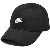 Nike -Cappello con Visiera SEMICURVA -Chiusura Posteriore Regolabile con STARPPO -Logo Cucito al Centro