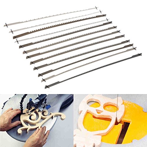 Acier Carbone Qualité Suisse Lames De Scie à Chantourner Pegas - Lot De 6, épinglées 127 Mm, 20 Dents Par Pouce, Acier Carbone Suisse Lames Scie A Chantourner