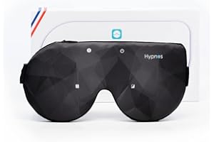 Dreaminzzz - Masque connecté HYPNOS - Vous aide à mieux dormir, améliorer votre sommeil et diminuer votre stress (Noir)
