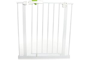 EBEBEK BABY PLUS Baby Safety Gates | Baby Gate for Stairs and Doors | Automatic Closing Easy Install Child Gate | Adjustable width 75 to 80cm