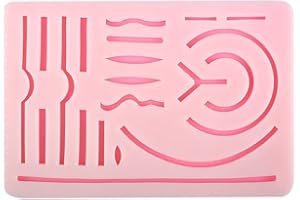 MJW Amélioré Grand Coussinets De Suture 3 Couches Avec 20 Plaie Pour Les Étudiants En Silicone Pas Facilement Séparé Kit De Suture Suture Entrainement