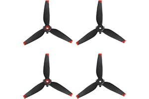 Bocguy FPV Hélices, 4 Pcs DJI Drone FPV 5328S Hélices mit Diseño de Iinstalación Rápida Sin Tornillos, Accesorios de FPV Hélice para Reemplazo de Drones, Bajo Ruido & Estable (Rojo)