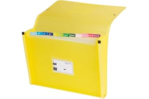 Grafoplás 02963060－ Carpeta separadora con fuelle. tamaño folio, color amarillo