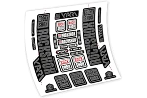 VINILOSBICI Pegatinas en Vinilo Adhesivo Compatible Horquilla Rock Shox Yari 2018