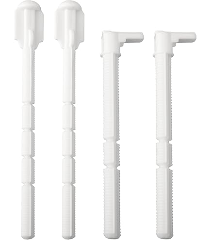 240.074.00.1 Lot De 4 Tiges De Chasse Deau Murales Encastrées Pour WC