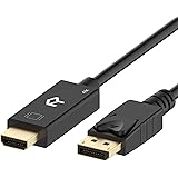 Rankie Câble DisplayPort vers HDMI, Résolution 4K, 3 m, Noir