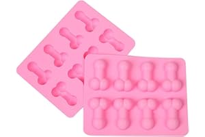 RAOPUZI Moule en Silicone de Forme drôle Bac à glaçons Moules à Chocolat pour gâteaux et pâtisseries Fantaisie Moules de Cuisson d'outils Rose d'artisanat en Sucre Rose pour Anniversaire de fête