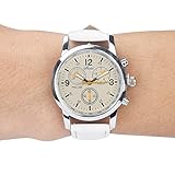 Altsommer Sport Quarz Uhren aus Leder mit Blaues Glas Zifferblatt, Analog Quarzuhr Männer mit DREI Kleinem Zifferblatt am Armbanduhr Damen Uhr Herren Watch für Damen Herre (A)