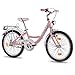 Produktbild 20" Zoll CITY BIKE KINDERRAD MÄDCHENFAHRRAD CHRISSON RELAXIA 3.0 mit 3 Gang SHIMANO NEXUS StVZO rosa