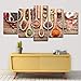 Produktbild Moderne Gedruckt Plakatrahmen Für   Wohnzimmer Wandkunst Lebensmittel Bilder 3 Stück Löffel Körner Gewürze Leinwand Malerei Home Deco kein rahmen XXL: 16X24-2P 16X32-2P 16X40-1P