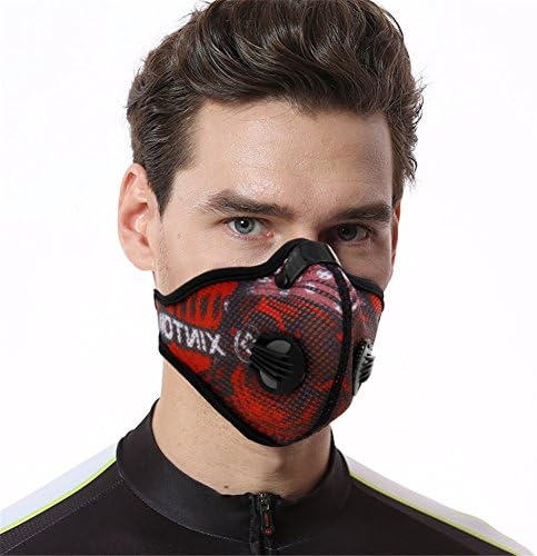 Refosian Wind /Dust/ Cold-Proof Face Mask with filter for Cycling bicycle Motorcycle ski Outdoor Sport
