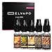 Produktbild 5 x 10ml Elvapo Premium E-LIQUID-BOX | E-Zigaretten Liquids Set | Tabak-Set: American Blend, Virginia Blend, Sweet Orient, Del Sol, Brasil | Probierset 0,0 mg (nikotinfrei) | Made in Germany!