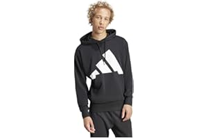 adidas Essentials Big Logo French Terry Hoodie Felpa con Cappuccio Uomo (Pacco da 1)