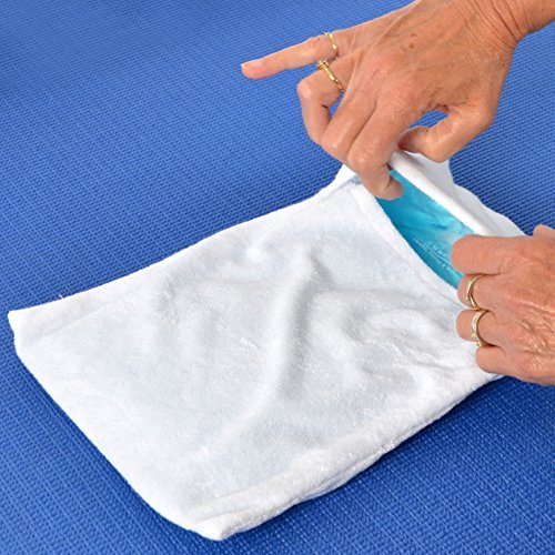 MSD - Housse pour poche de gel froid/chaud, lavable, taille Medium, 20 x 30 cm