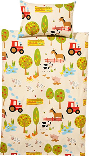Baby Butt Bettwäsche Renforcé creme Größe 100x135 cm (40x60 cm)